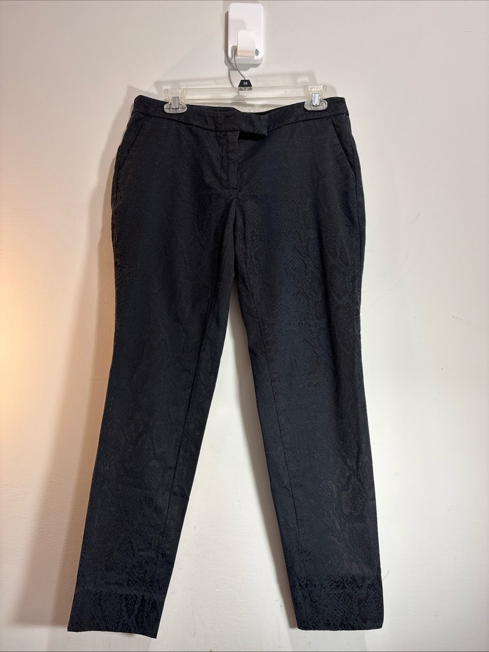 ABS Platinum Women’s Black Snake skin Print Pants. 1444